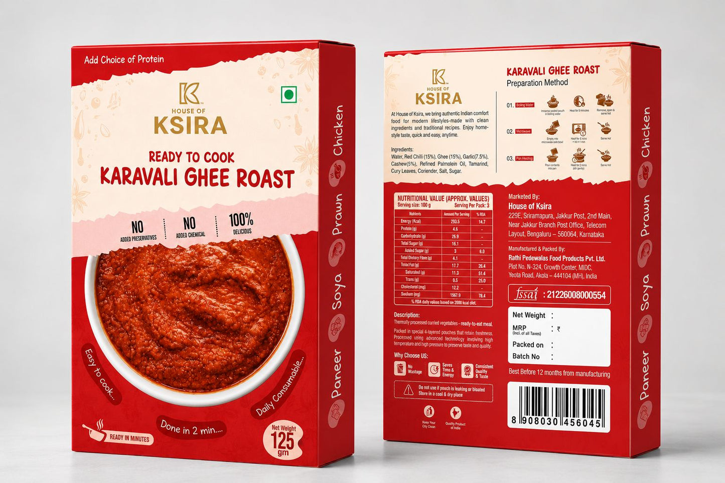 Karavali Ghee Roast - Ready to cook