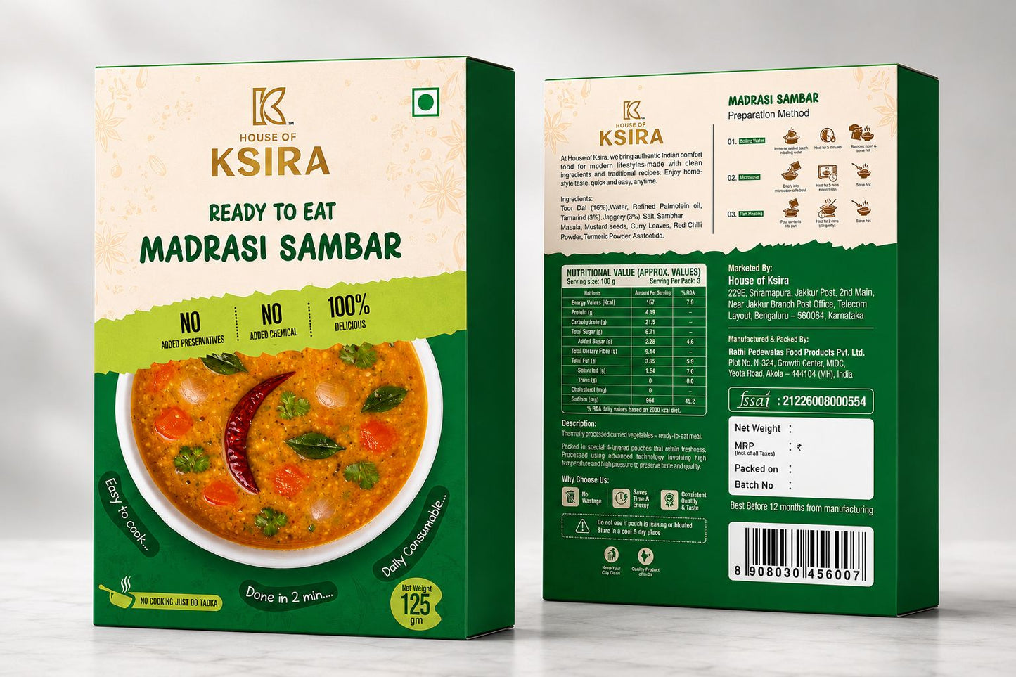 Madrasi Sambar - Ready to eat