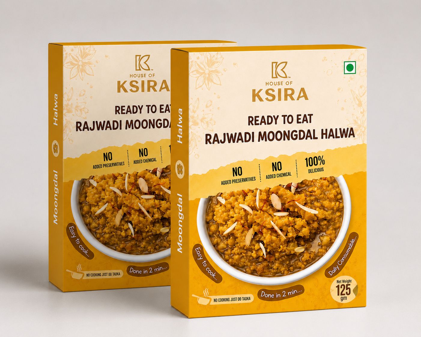 Rajwadi Moongdal Halwa - Ready to eat