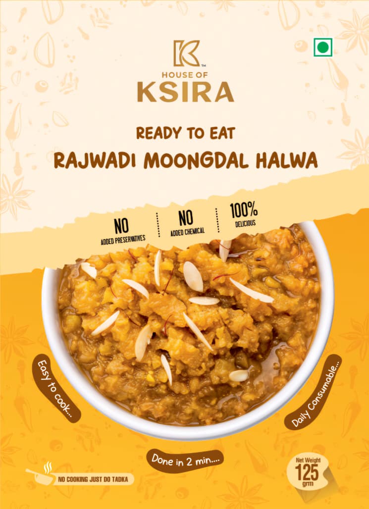 Rajwadi Moongdal Halwa - Ready to eat