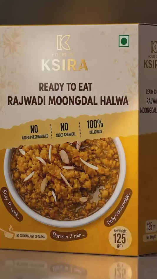 Rajwadi Moongdal Halwa - Ready to eat